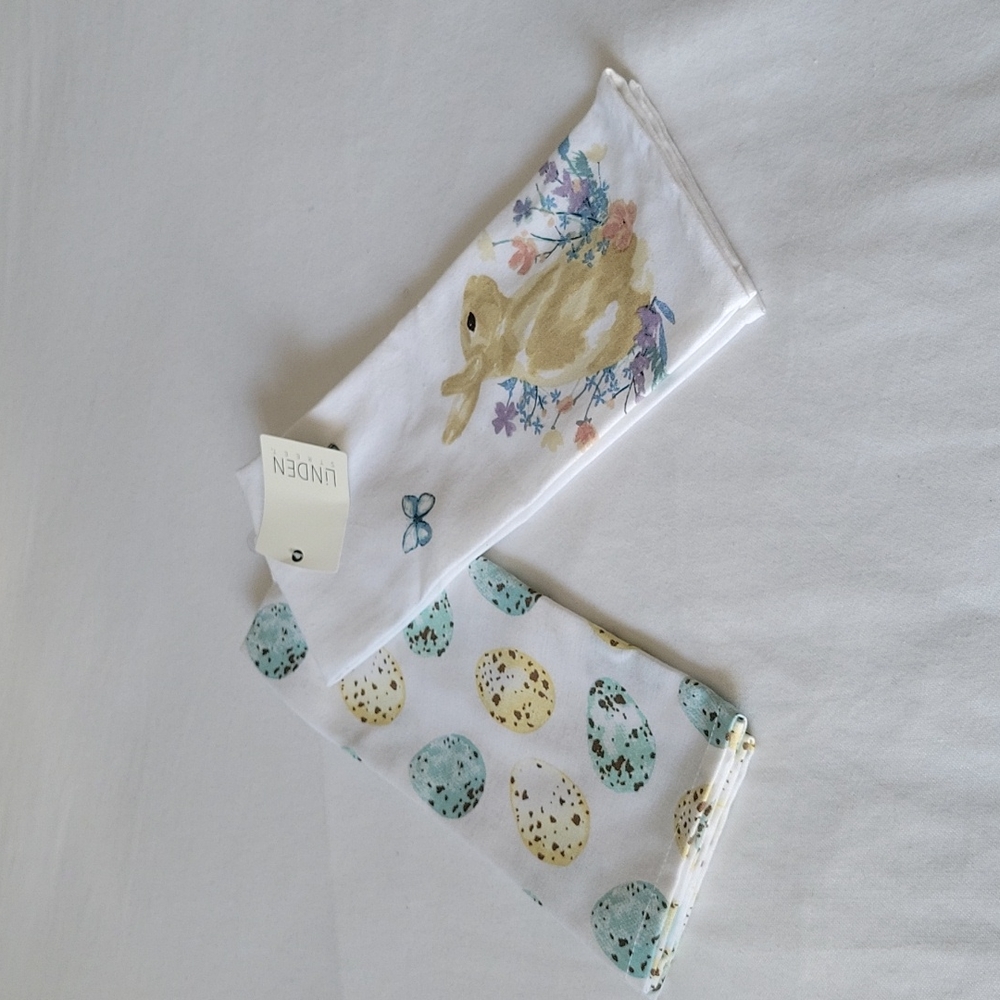 Linden Street|Pieces In Set: 2 16x28 Inch Kitchen Towel(s)|White Multi